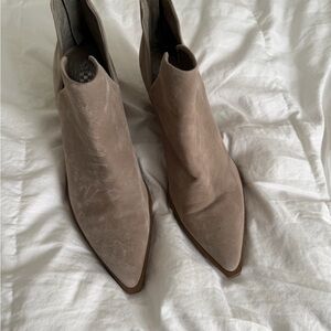 Vince Camuto Taupe Ankle Booties